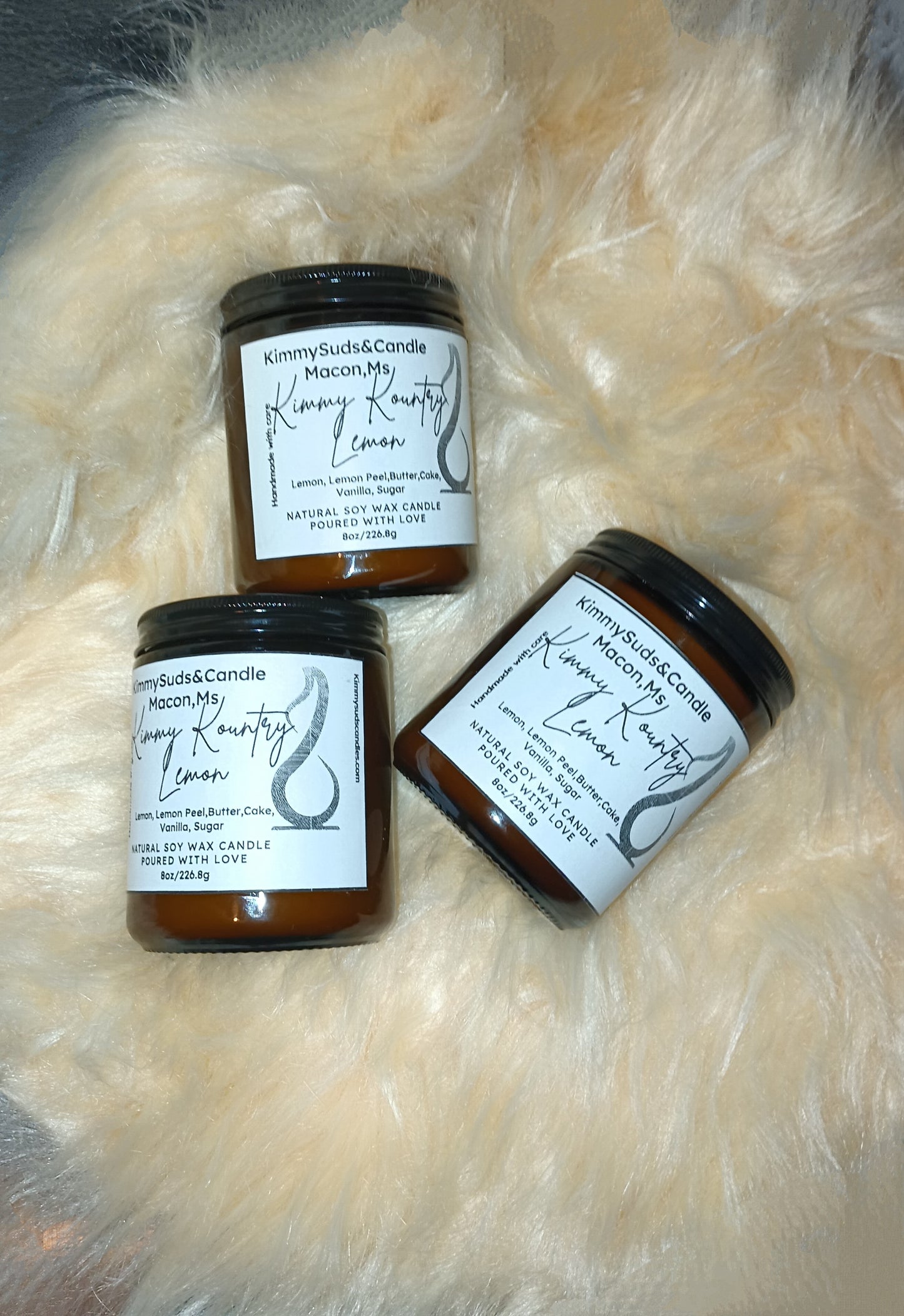 Kimmy's Single Wick 8oz Soy Candle