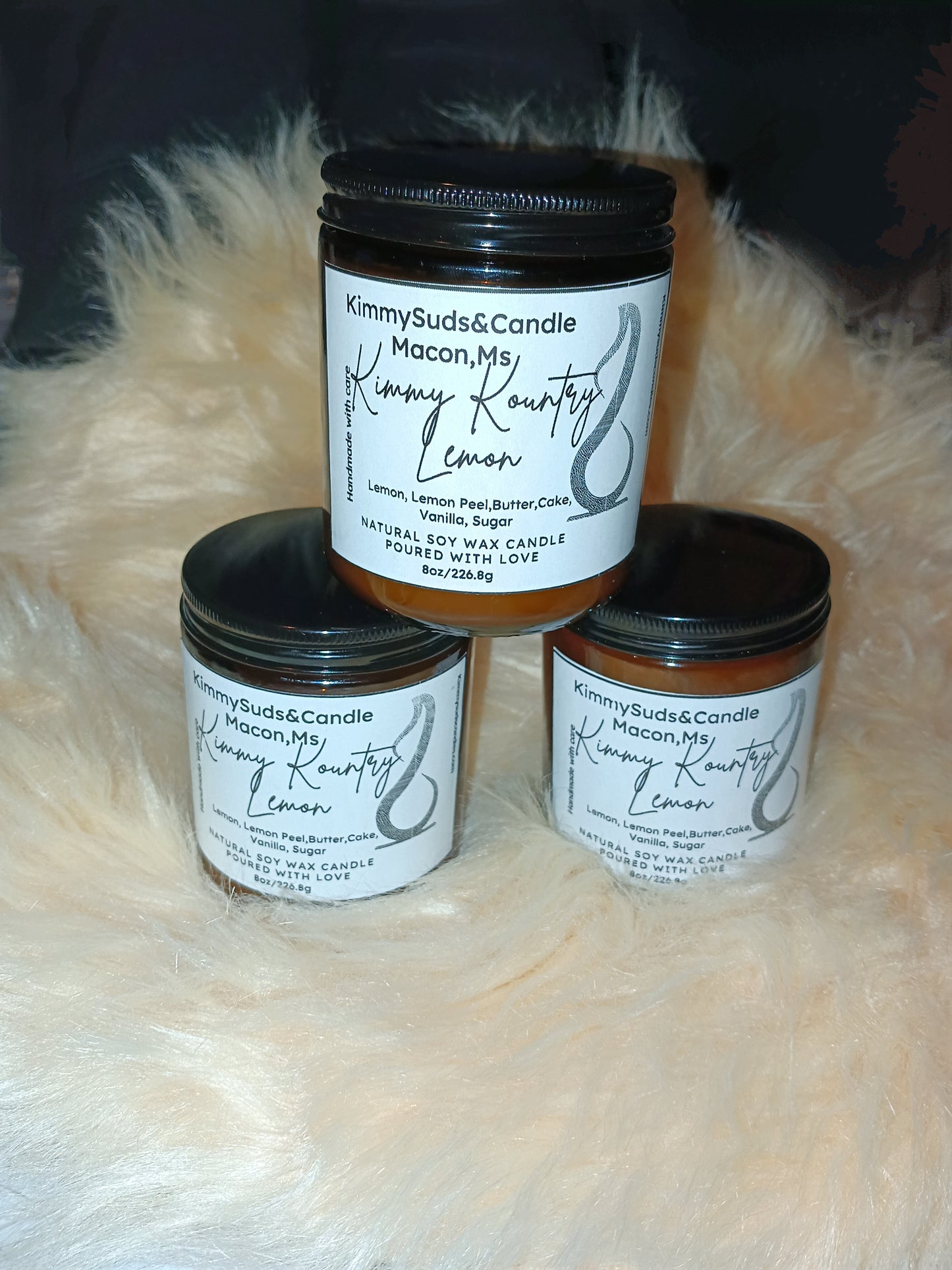 Kimmy's Single Wick 8oz Soy Candle